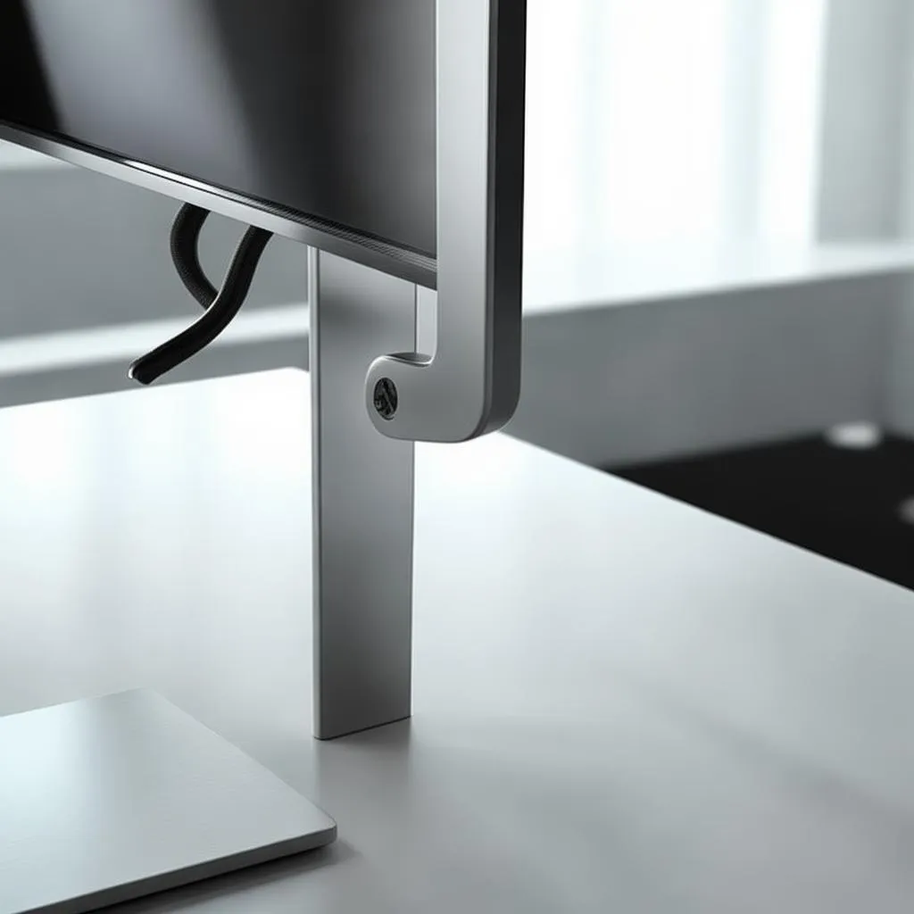 告别桌面杂乱！Aov 24寸显示器支架安装指南，让你的办公更高效